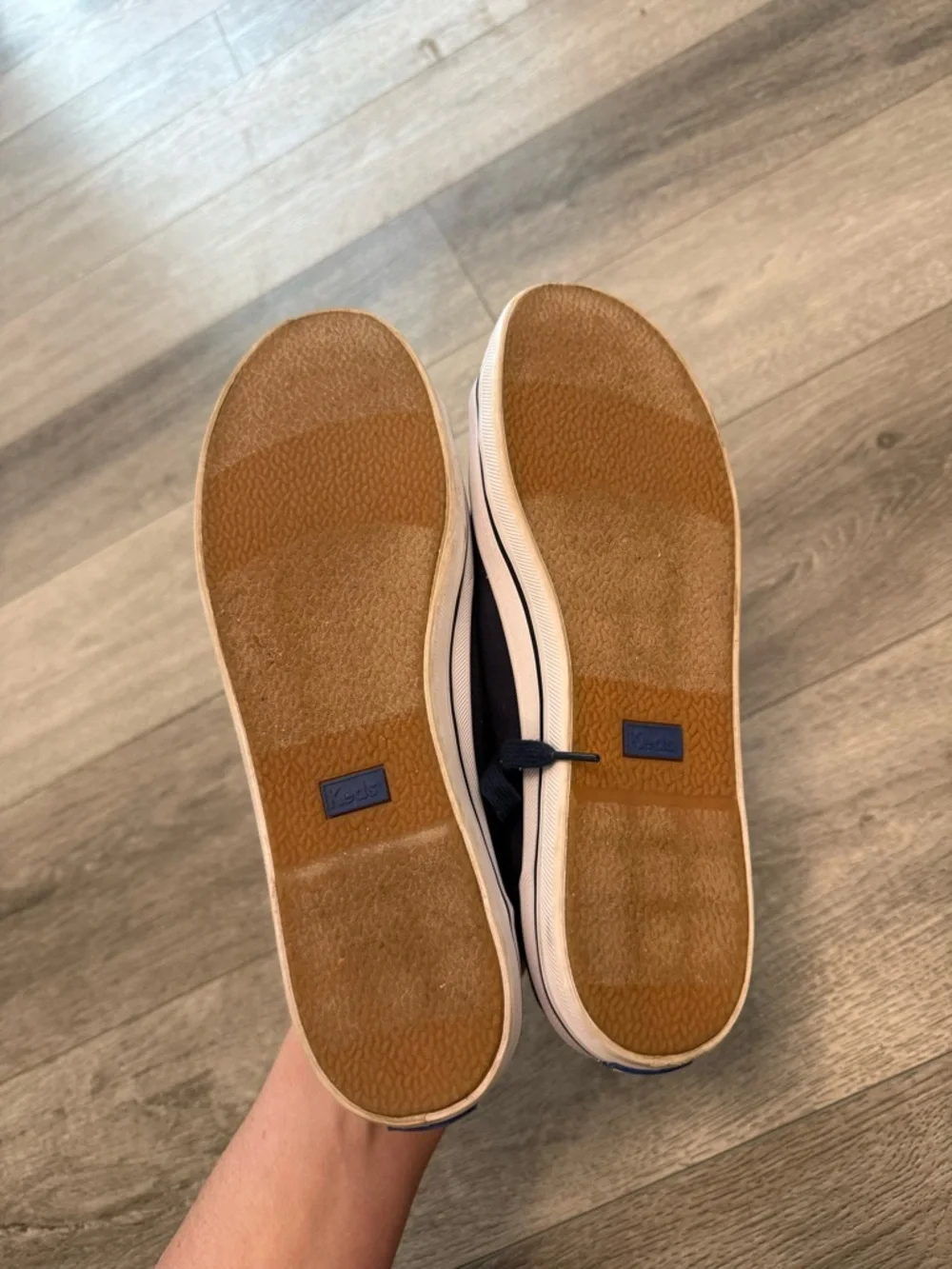 KEDS Navy Blue Sneakers with blue Laces. Size 9 - Picture 9 of 10